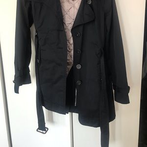 Martin and OSA black trench coat